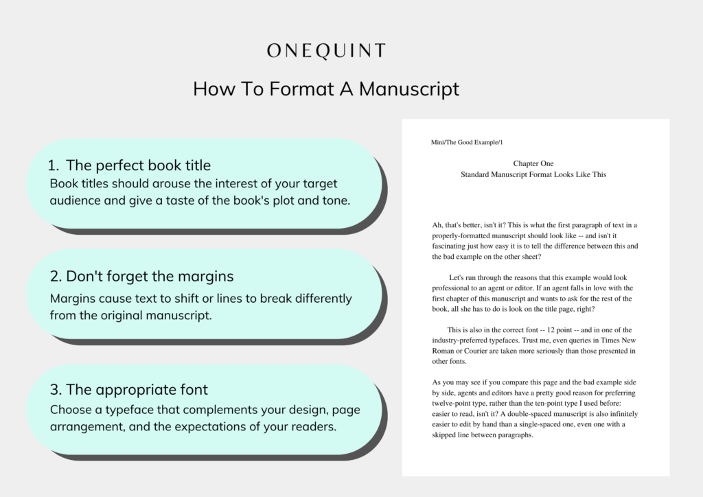 How to format a manuscript: 3 pillars that can make your book a smash